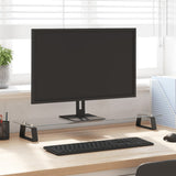Vidaxx support pour moniteur 80x20x8 cm verre trempé et métal noir