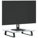 Monitor vidaxl standard 40x35x8 cm hartowany szkło i metalowy czarny