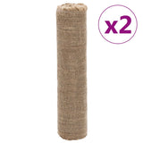 Rouleaux de jute VidaXL 2 pcs 200 g m² 0,5x50 m 100% jute