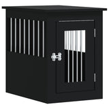 VidaXL cage pour chien 45x62x59 cm bois fini noir