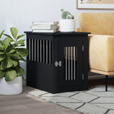 VidaXL cage pour chien 45x62x59 cm bois fini noir