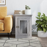 Vidaxxl cage pour chien 45x62x59 cm en dérivé du bois gris sonoma