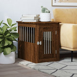 Vidaxxl cage pour chien 45x62x59 cm en dérivé du bois coloris chêne marron