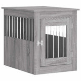 Vidaxxl cage pour chien 55x75x65 cm en dérivé du bois gris sonoma