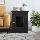 Vidaxl cage pour chien 55 x 80 x 68 cm bois traité noir