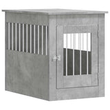 Vidaxl cage pour chien 55 x 80 x 68 cm bois d'ingénierie béton gris