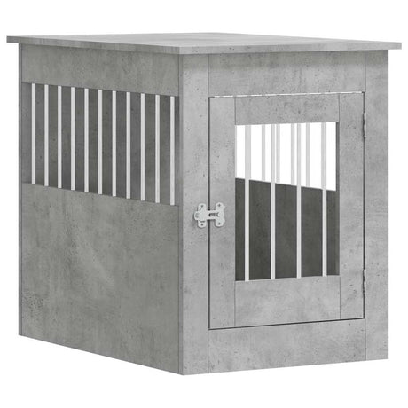 Vidaxl cage pour chien 55 x 80 x 68 cm bois d'ingénierie béton gris