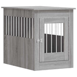 Vidaxl cage pour chien 55 x 80 x 68 cm bois artisanal gris sonoma