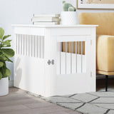 Vidaxxl cage pour chien 64,5x80x71 cm bois d'ingénierie blanc
