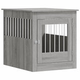 Vidaxxl cage pour chien 64,5x80x71 cm bois traité gris sonoma