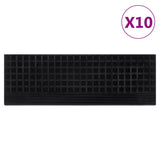 Vidaxl Stair Mats 10 St 25x75 cm gummi