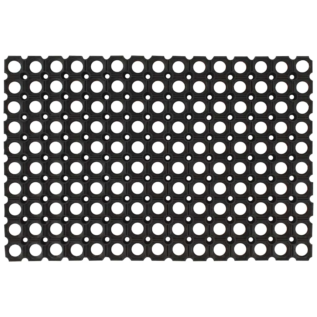 VidaXL Paillasson rectangulaire 60x80 cm caoutchouc