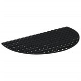 Vidaxl Doormat Half -Round 45x75 cm gummi