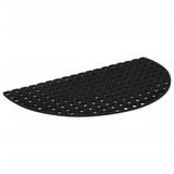 Vidaxx paillasson semi-circulaire 45x75 cm caoutchouc