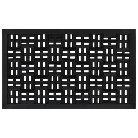 Vidaxx paillasson rectangulaire 45x75 cm caoutchouc