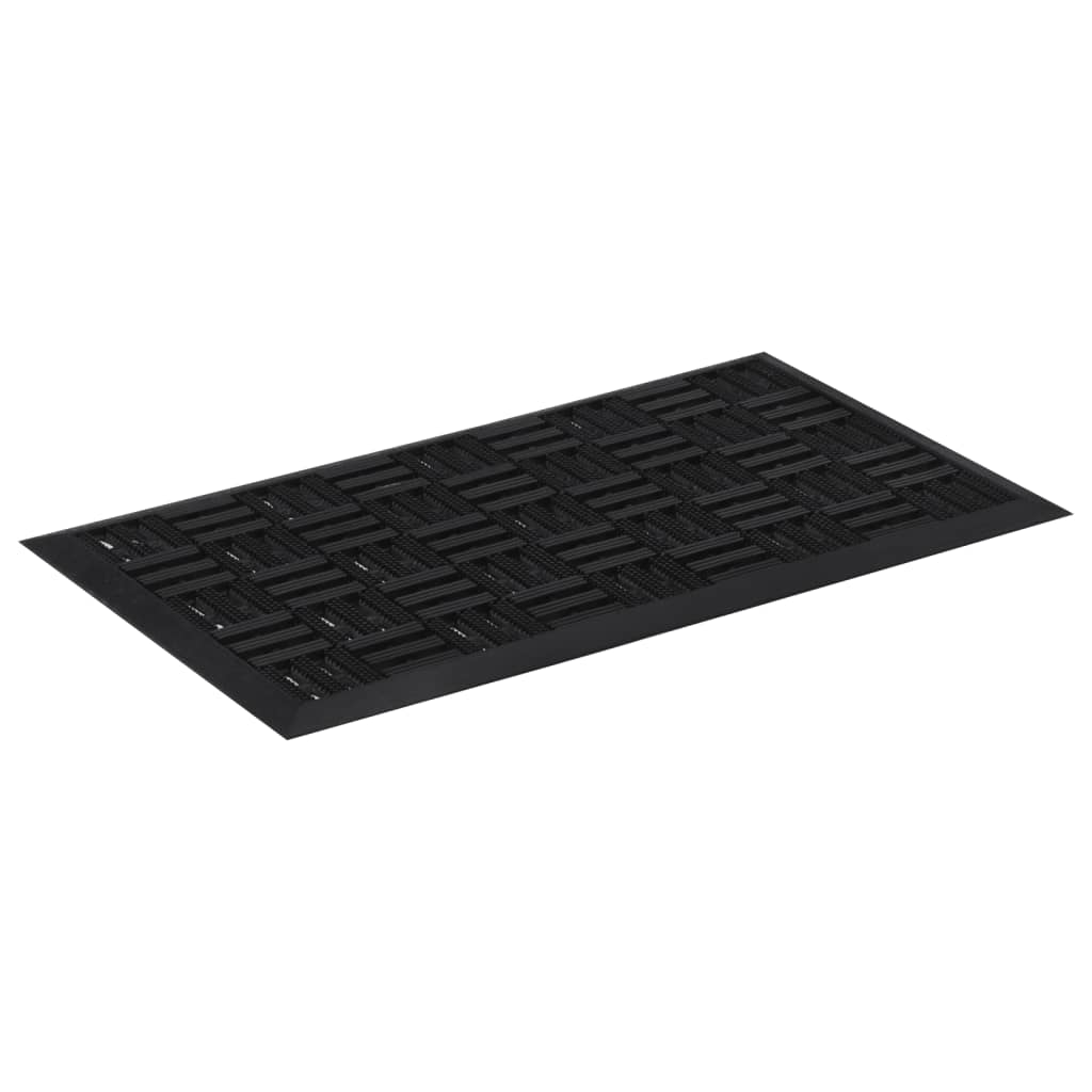 Vidaxl Doormat rektangulær 45x75 cm gummi