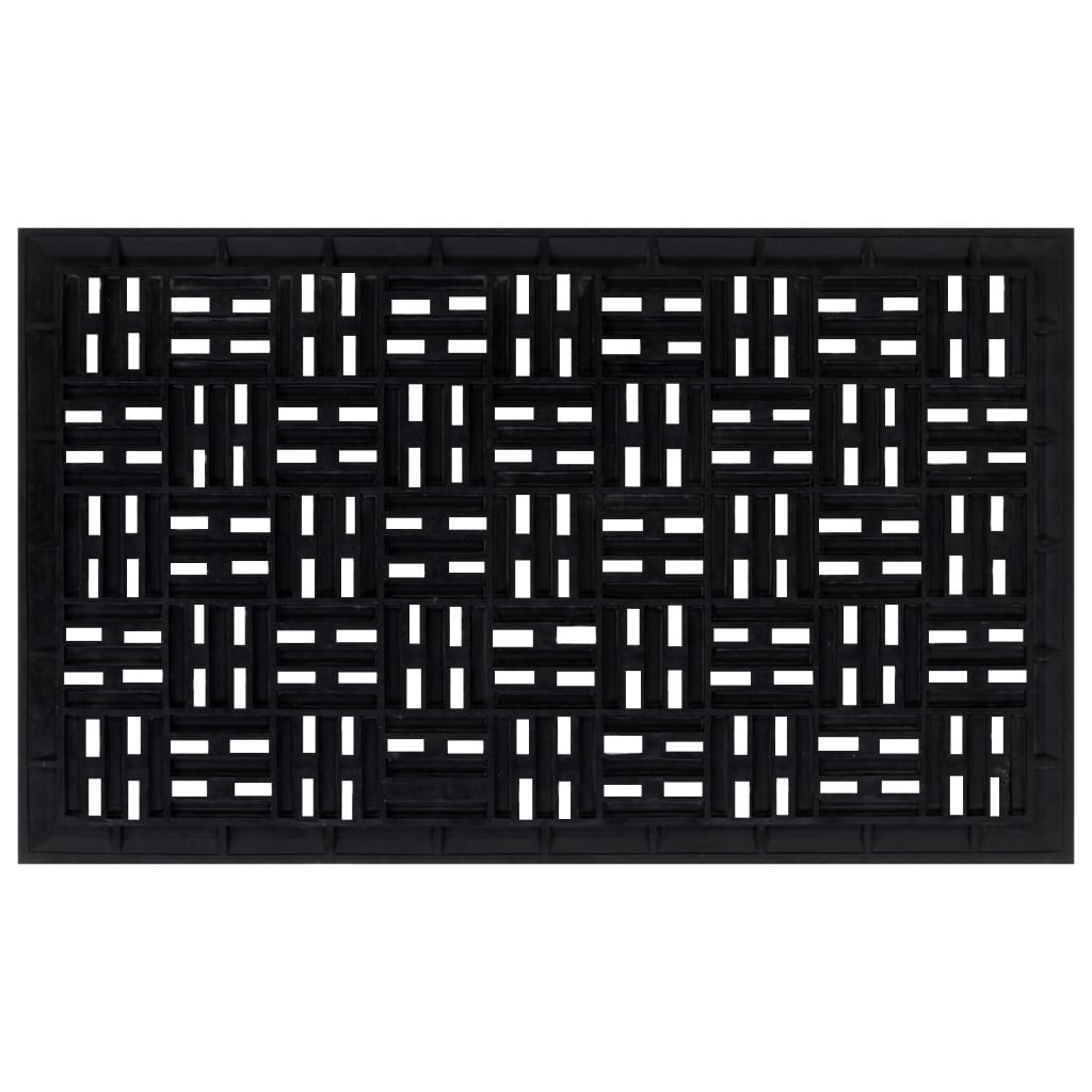 Vidaxx paillasson rectangulaire 45x75 cm caoutchouc