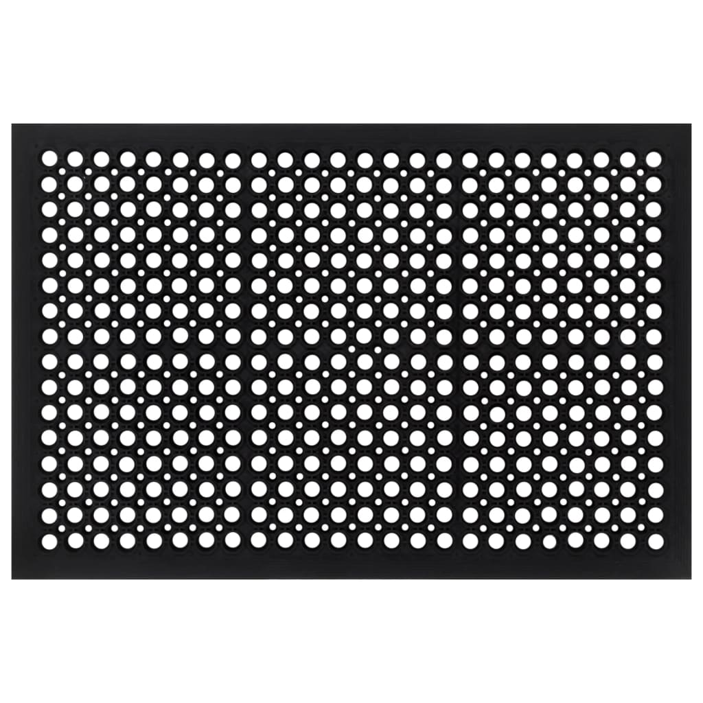 Vidaxx paillasson rectangulaire 60x90 cm caoutchouc