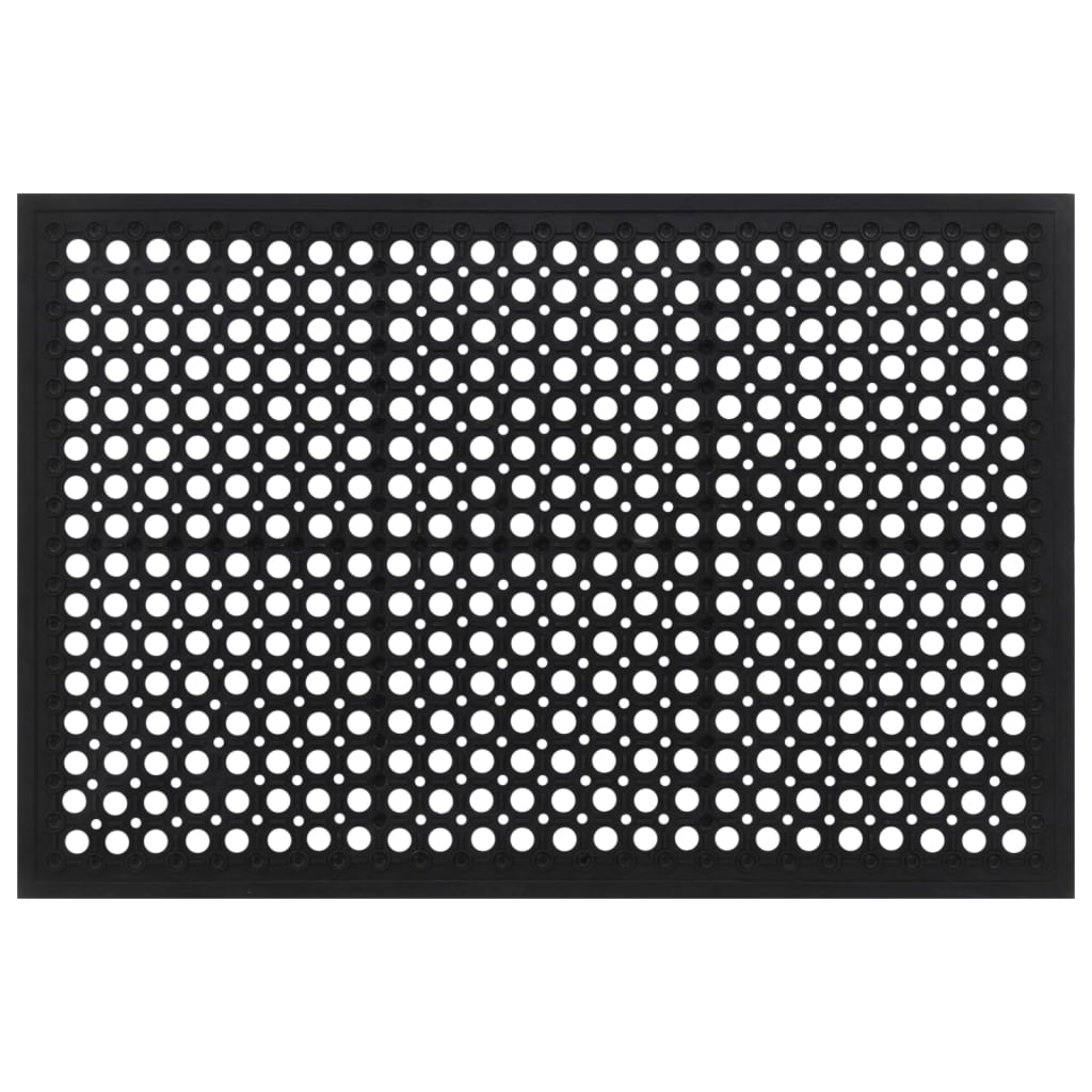 Vidaxx paillasson rectangulaire 60x90 cm caoutchouc