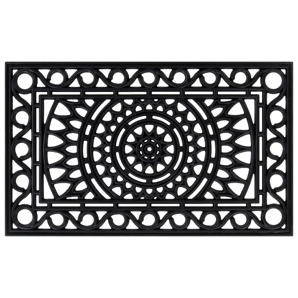 Vidaxx paillasson rectangulaire 45x75 cm caoutchouc