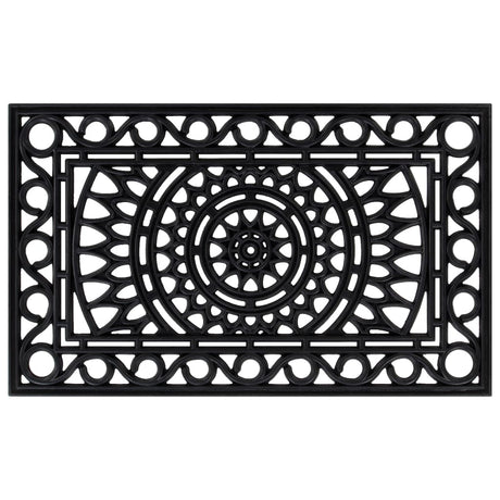 Vidaxx paillasson rectangulaire 45x75 cm caoutchouc