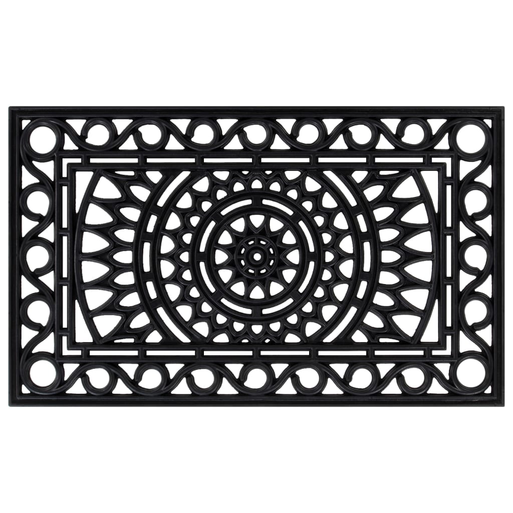 Vidaxl Doormat Rectangular 45x75 cm rubber