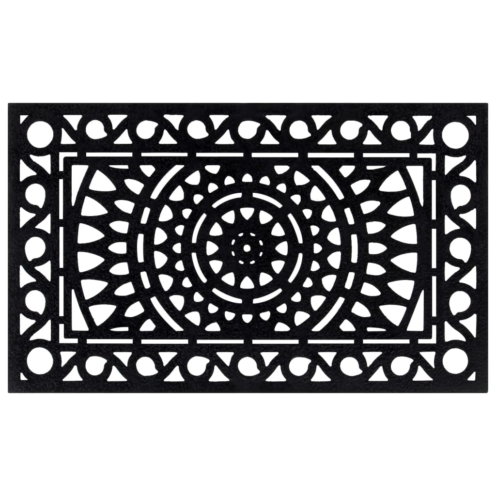 Vidaxx paillasson rectangulaire 45x75 cm caoutchouc