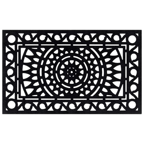 Vidaxx paillasson rectangulaire 45x75 cm caoutchouc