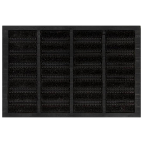 Vidaxx paillasson rectangulaire 40x60 cm caoutchouc et fibre de coco