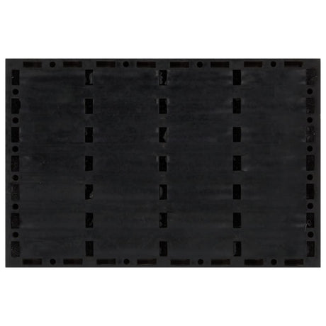 Vidaxx paillasson rectangulaire 40x60 cm caoutchouc et fibre de coco