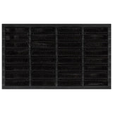 Vidaxx paillasson rectangulaire 45x75 cm caoutchouc et fibre de coco