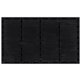 Vidaxx paillasson rectangulaire 45x75 cm caoutchouc et fibre de coco