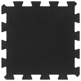 Carreaux de caoutchouc vidaxl 4 pcs 16 mm 30x30 cm noir