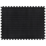 Vidaxxl dalle en caoutchouc 12 mm 90x120 cm noir