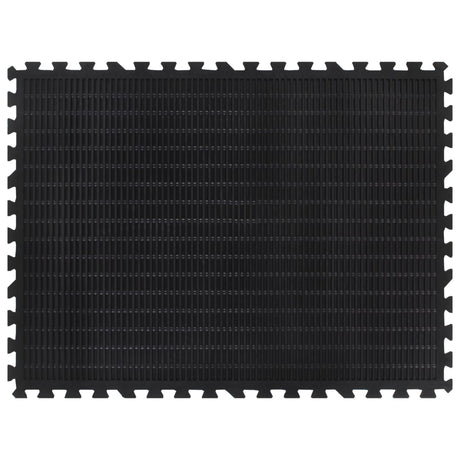 Vidaxxl dalle en caoutchouc 12 mm 90x120 cm noir
