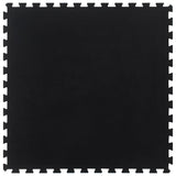 Vidaxl Piastrella di gomma 12 mm 100x100 cm nero