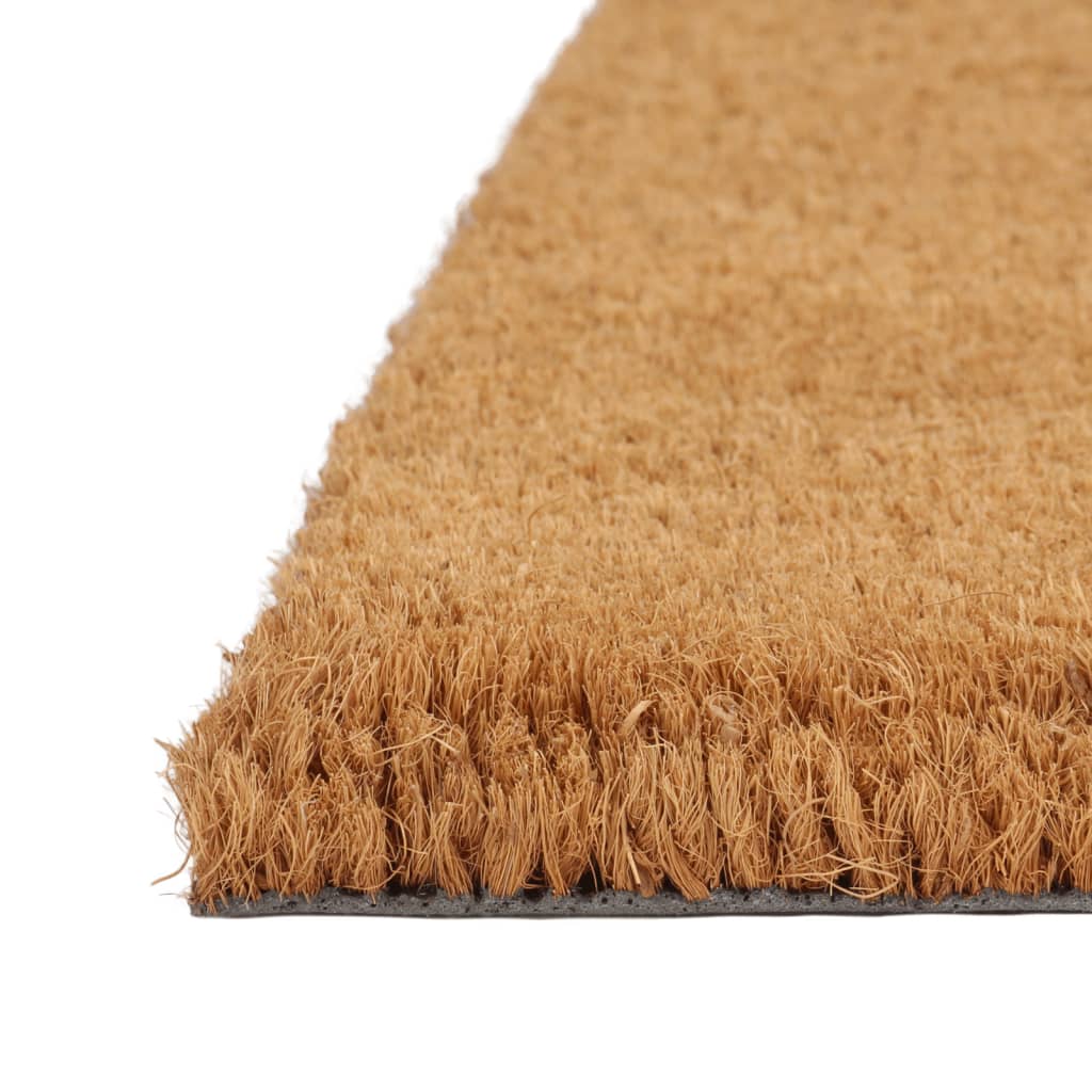 Vidaxx paillasson semi-circulaire 60x90 cm tufté fibre de coco naturel