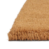 Vidaxx paillasson semi-circulaire 60x90 cm tufté fibre de coco naturel