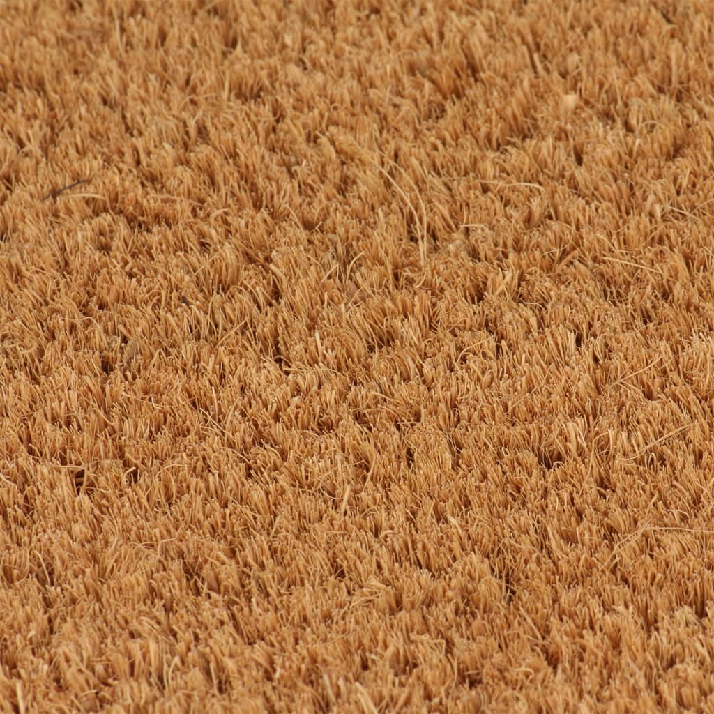 VIDAXL -Türmatte 100x200 cm Tufted Kokosfaser Natural