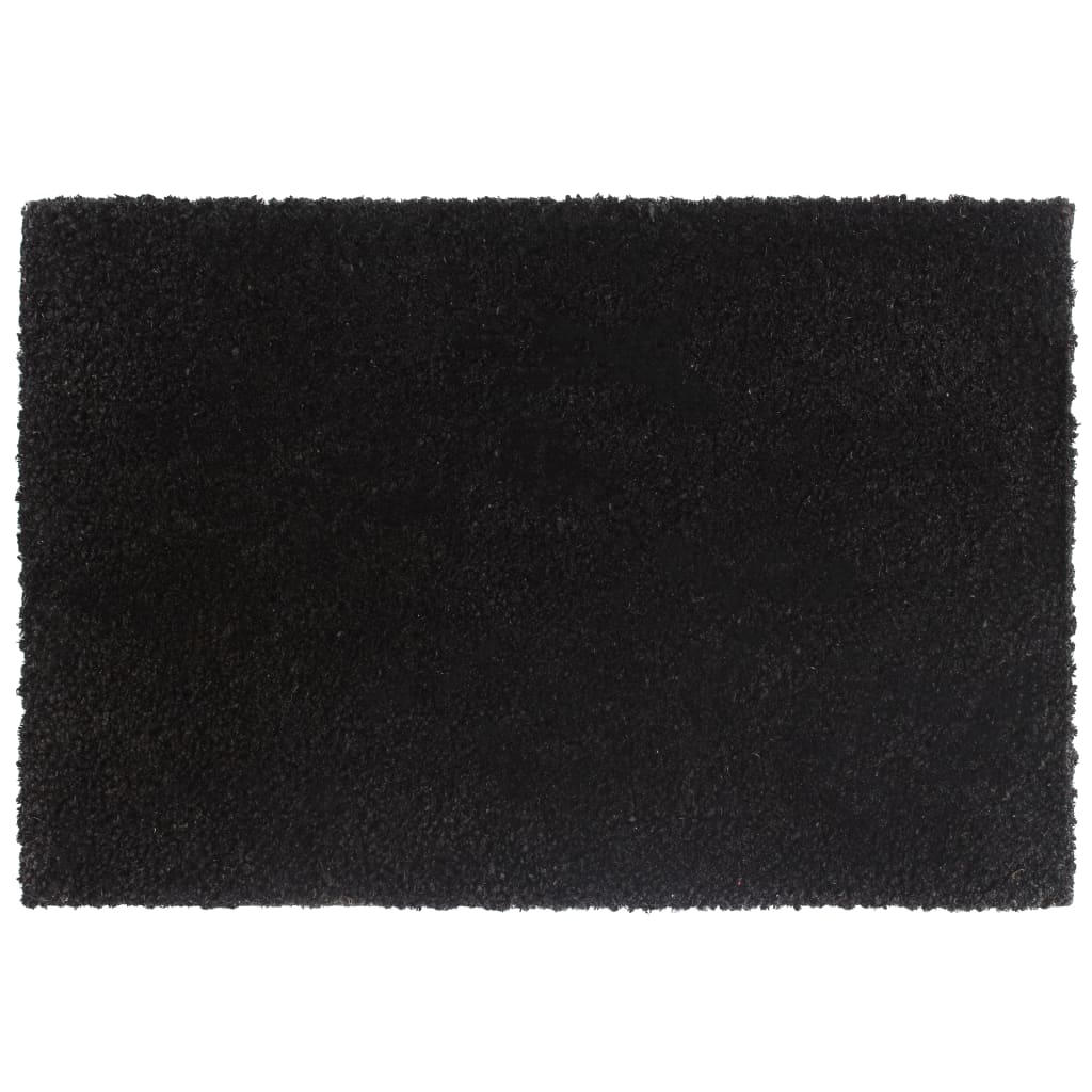 Vidaxl Doormats 2 St 40x60 cm Tufted Coconut Fiber Black