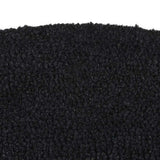 Vidaxx paillasson semi-circulaire 50x80 cm tufté fibre de coco noir
