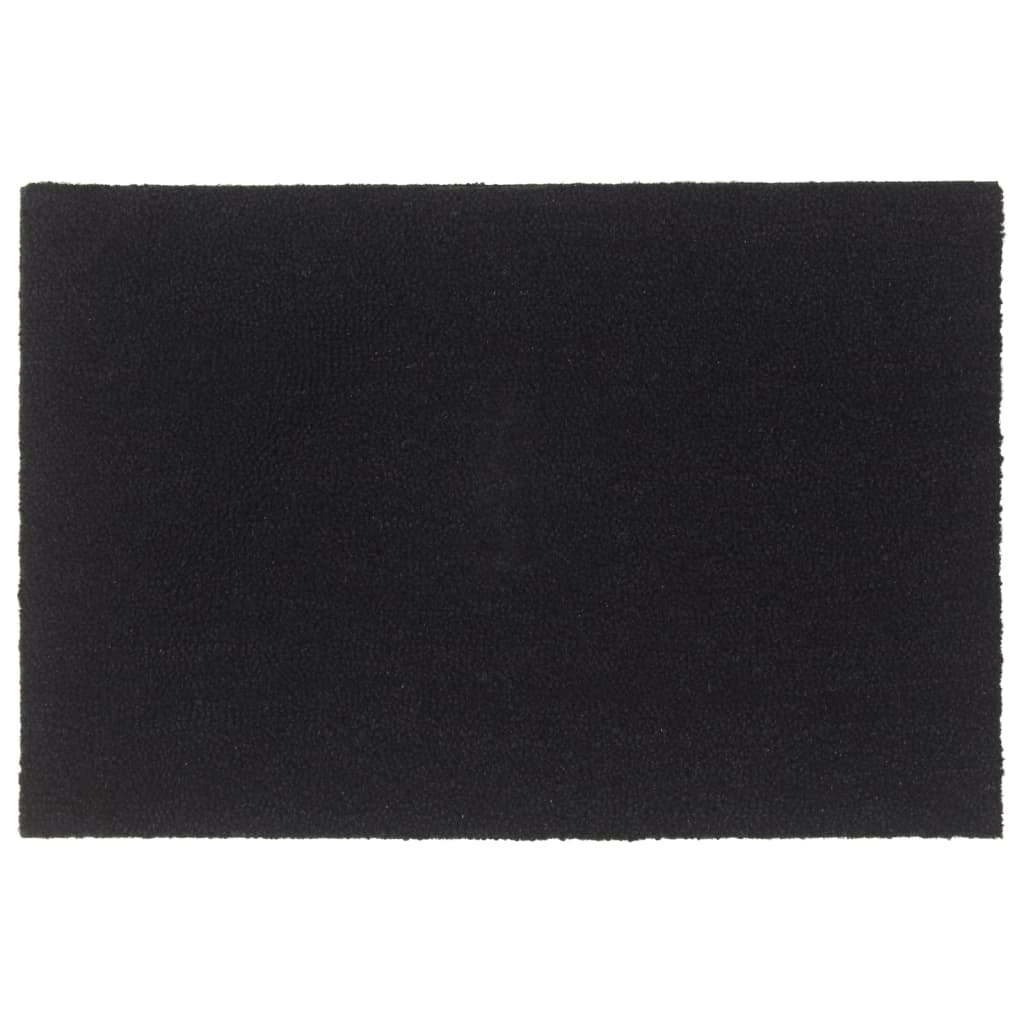Vidaxx paillasson 60x90 cm tufté fibre de coco noir