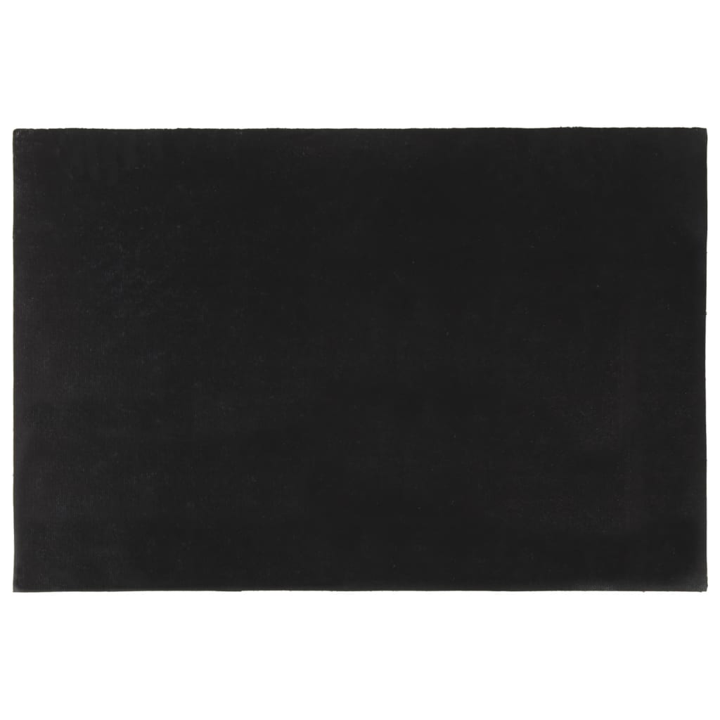 Vidaxx paillasson 60x90 cm tufté fibre de coco noir