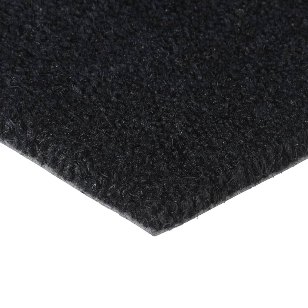 Vidaxx paillasson 60x90 cm tufté fibre de coco noir