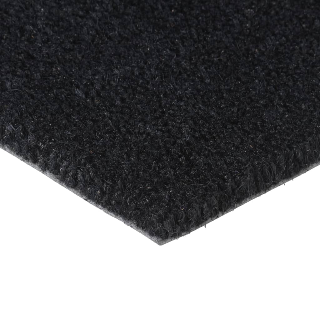 Vidaxl Doormat 60x90 cm Tufted Coconut Fibre Black