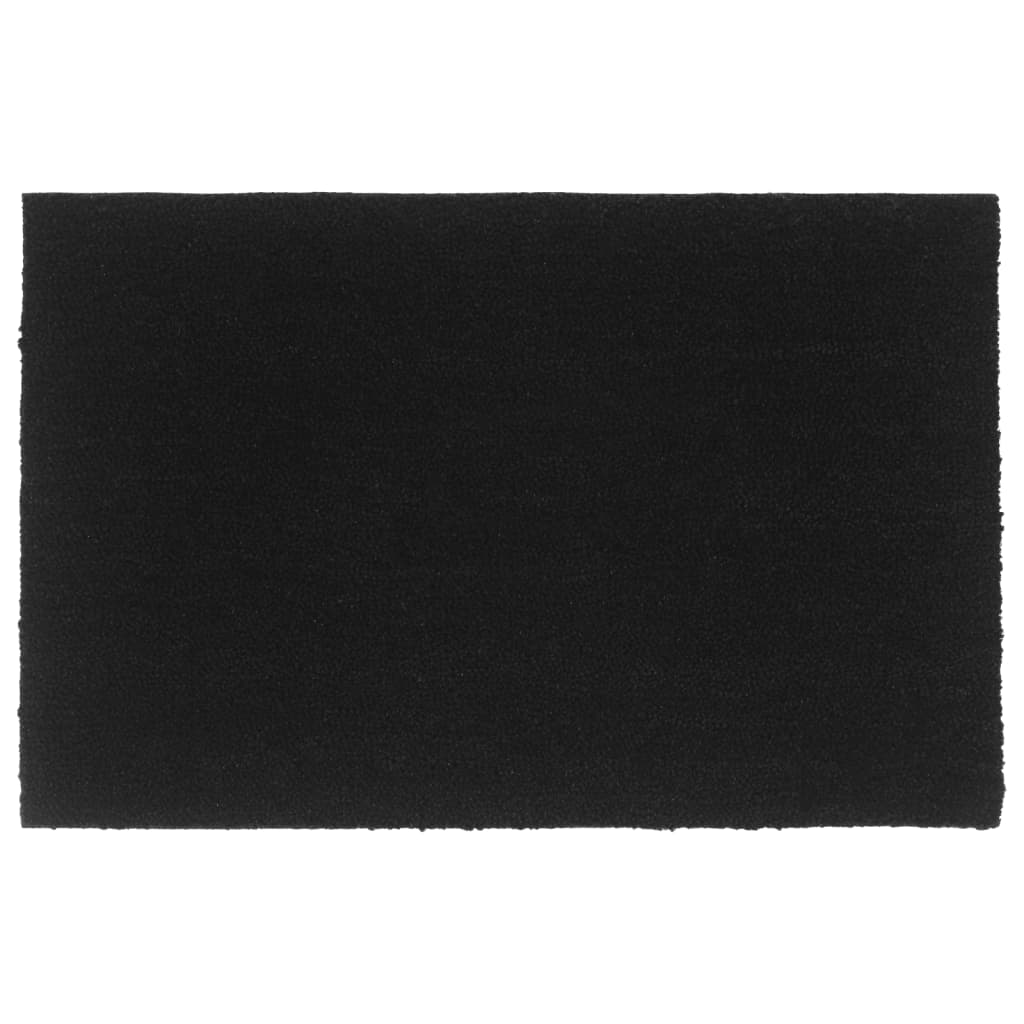 VIDAXL POORMAT 65x100 cm Tufted Kokosfaser Schwarz