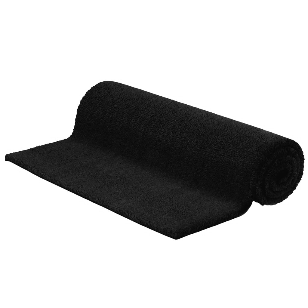 Vidaxl Doormat 80x100 cm Tufted Coconut Fibre Black