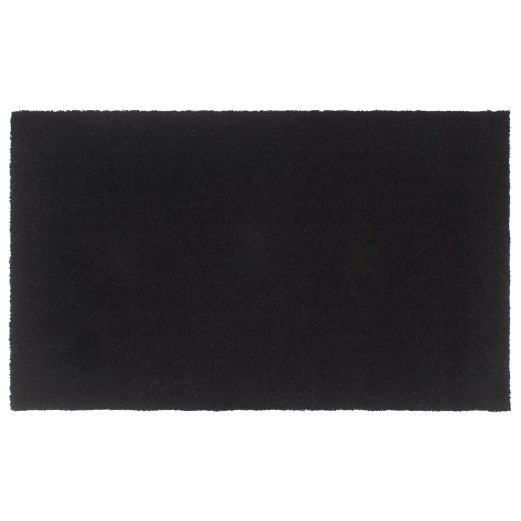 Vidaxl Doormat 90x150 cm Tufted Coconut Fibre Black