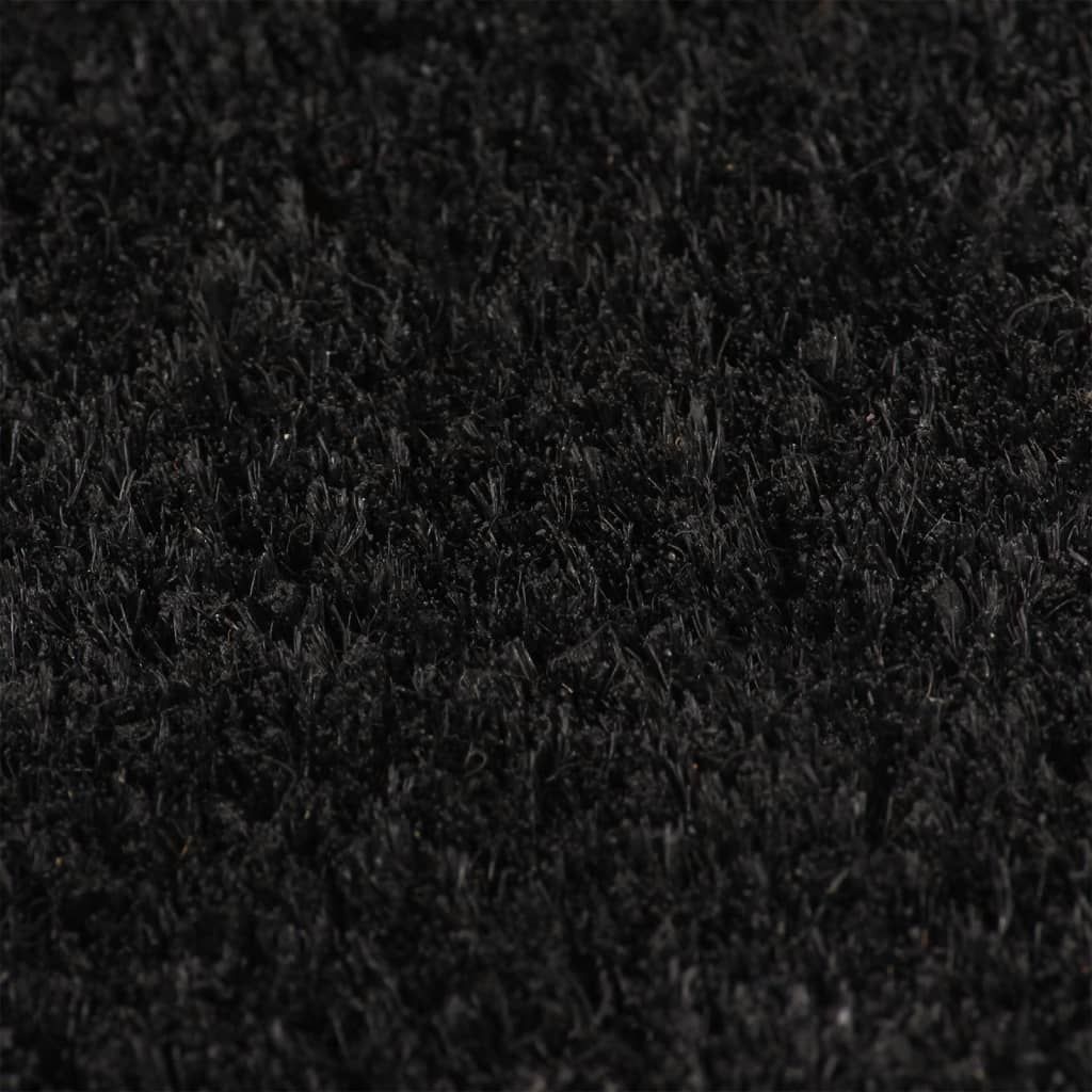 Vidaxl Doormat 100x300 cm Tufted Coconut Fiber Black