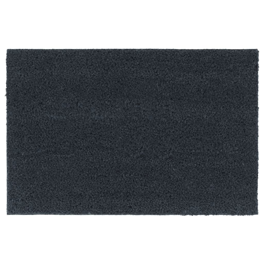 Vidaxx paillassons 2 pcs 40x60 cm tufté fibre de coco gris foncé